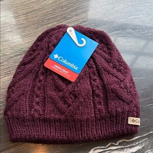 Columbia Dark Red Knit Beanie